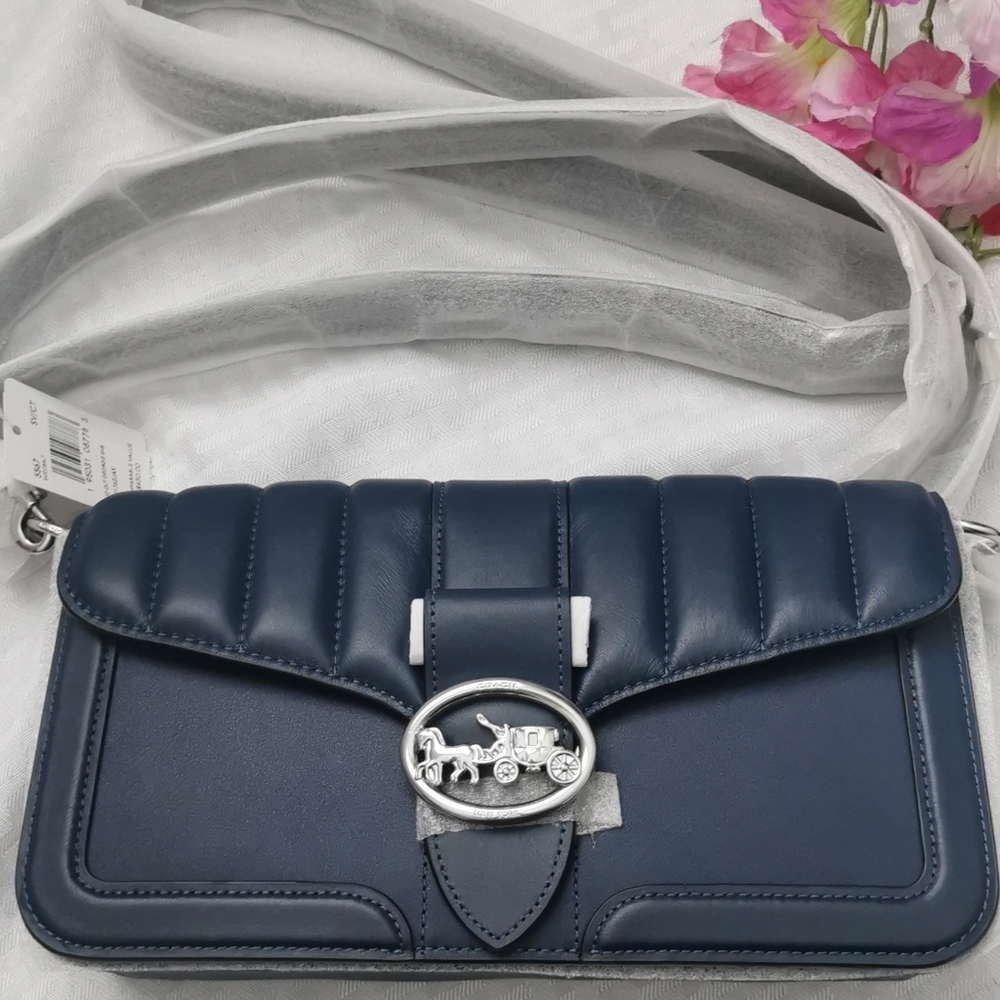 NWT Coach Georgie Shoulder Bag Quilting